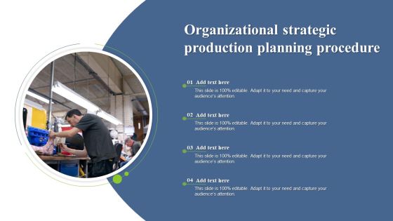 Organizational Strategic Production Planning Procedure Structure PDF