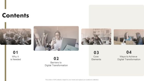 Organizational Transformation Contents Demonstration PDF Organizational Transformation Contents Demonstration PDF