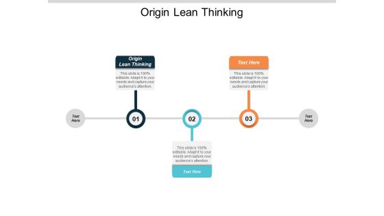 Origin Lean Thinking Ppt PowerPoint Presentation Styles Layouts Cpb