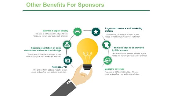 Other Benefits For Sponsors Ppt PowerPoint Presentation Model Visuals