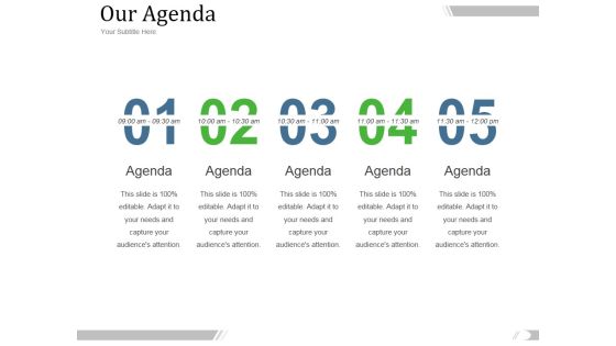 Our Agenda Ppt PowerPoint Presentation Design Templates Our Agenda Ppt PowerPoint Presentation Design Templates