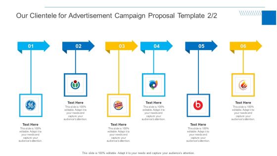 Our Clientele For Advertisement Campaign Proposal Template Background PDF Our Clientele For Advertisement Campaign Proposal Template Background PDF