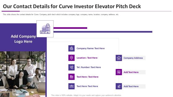 Our Contact Details For Curve Investor Elevator Pitch Deck Ppt Model Tips PDF Our Contact Details For Curve Investor Elevator Pitch Deck Ppt Model Tips PDF