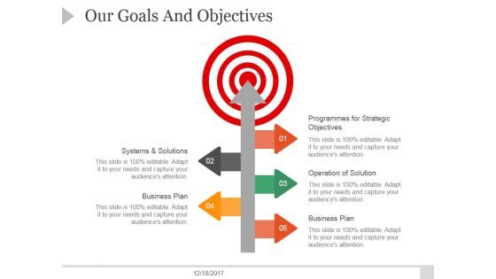 Our Goals And Objectives Ppt PowerPoint Presentation Example File Our Goals And Objectives Ppt PowerPoint Presentation Example File