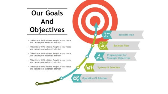 Our Goals And Objectives Ppt PowerPoint Presentation Gallery Backgrounds Our Goals And Objectives Ppt PowerPoint Presentation Gallery Backgrounds