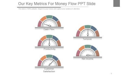 Our Key Metrics For Money Flow Ppt Slide Our Key Metrics For Money Flow Ppt Slide