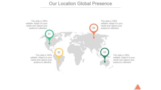 Our Location Global Presence Ppt PowerPoint Presentation Graphics