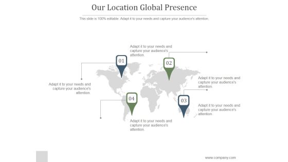 Our Location Global Presence Ppt PowerPoint Presentation Inspiration