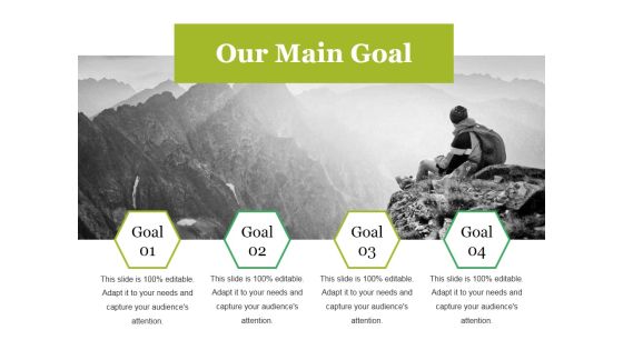 Our Main Goal Ppt PowerPoint Presentation Show Ideas Our Main Goal Ppt PowerPoint Presentation Show Ideas