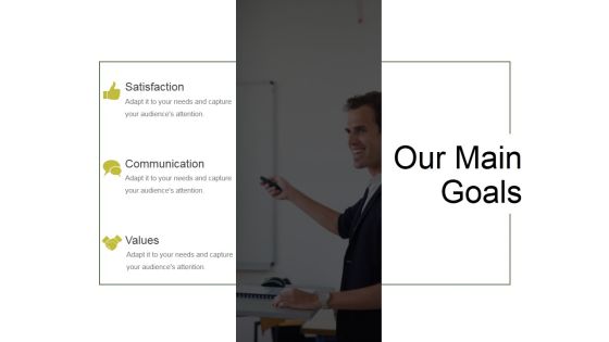 Our Main Goals Ppt PowerPoint Presentation Slides Our Main Goals Ppt PowerPoint Presentation Slides