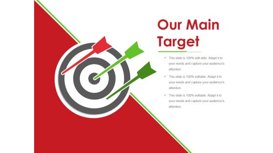 Our Main Target Ppt PowerPoint Presentation Icon Master Slide Our Main Target Ppt PowerPoint Presentation Icon Master Slide