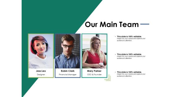 Our Main Team Ppt PowerPoint Presentation Layouts Ideas Our Main Team Ppt PowerPoint Presentation Layouts Ideas