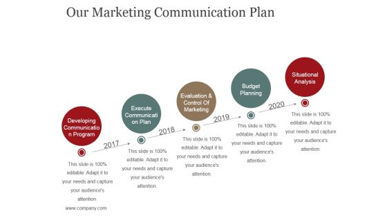 Our Marketing Communication Plan Ppt PowerPoint Presentation Ideas Inspiration Our Marketing Communication Plan Ppt PowerPoint Presentation Ideas Inspiration