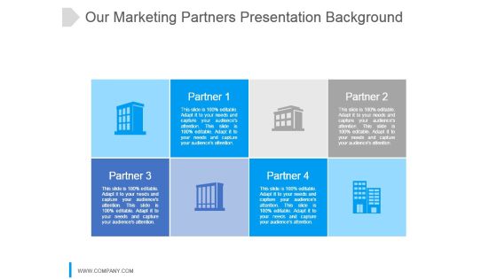Our Marketing Partners Ppt Presentation Our Marketing Partners Ppt Presentation