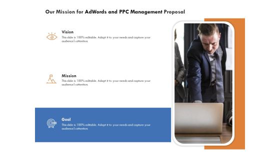 Our Mission For Adwords And PPC Management Proposal Pictures PDF Our Mission For Adwords And PPC Management Proposal Pictures PDF