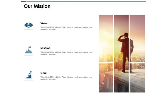 Our Mission Goal Ppt PowerPoint Presentation Icon Portfolio