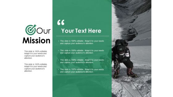 Our Mission Ppt PowerPoint Presentation File Clipart