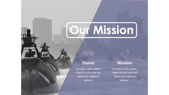 Our Mission Ppt PowerPoint Presentation Show Infographics