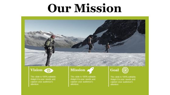 Our Mission Ppt PowerPoint Presentation Slides Deck