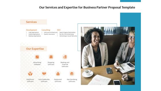 Our Services And Expertise For Business Partner Proposal Template Ppt PowerPoint Presentation Infographic Template Background Designs Our Services And Expertise For Business Partner Proposal Template Ppt PowerPoint Presentation Infographic Template Background Designs