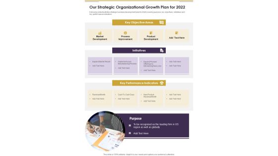 Our Strategic Organizational Growth Plan For 2022 One Pager Documents Our Strategic Organizational Growth Plan For 2022 One Pager Documents