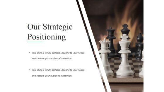 Our Strategic Positioning Template Ppt PowerPoint Presentation Model Examples