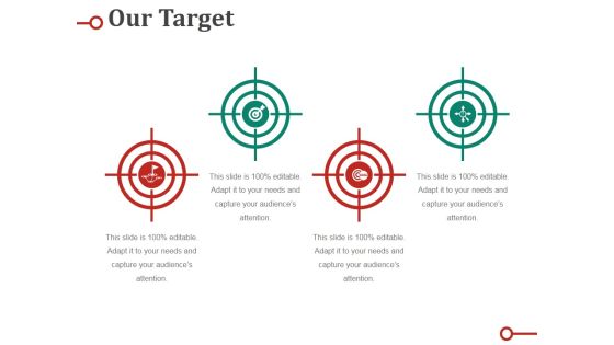 Our Target Ppt PowerPoint Presentation Icon Example File Our Target Ppt PowerPoint Presentation Icon Example File