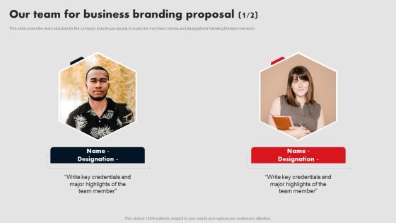 Our Team For Business Branding Proposal Ppt Infographic Template File Formats PDF Our Team For Business Branding Proposal Ppt Infographic Template File Formats PDF