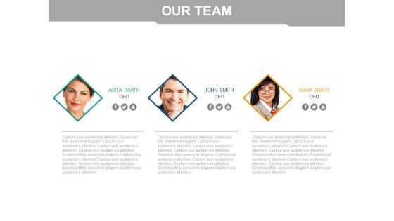 Our Team Of Management Powerpoint Slides Our Team Of Management Powerpoint Slides