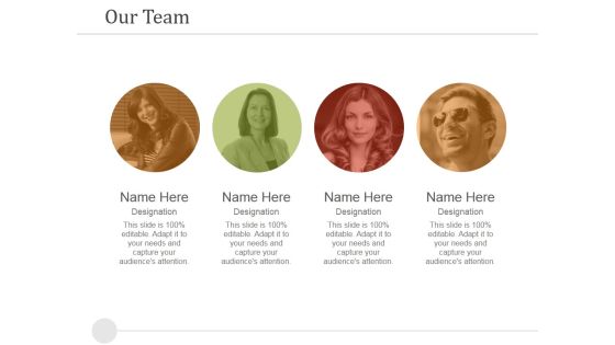 Our Team Ppt PowerPoint Presentation Ideas Guidelines