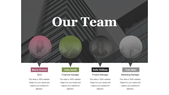 Our Team Ppt PowerPoint Presentation Portfolio Example Introduction Our Team Ppt PowerPoint Presentation Portfolio Example Introduction