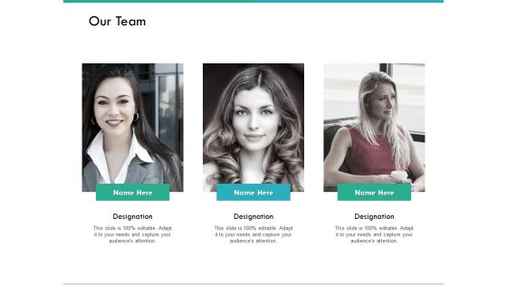 Our Team Teamwork Ppt PowerPoint Presentation Infographic Template Skills