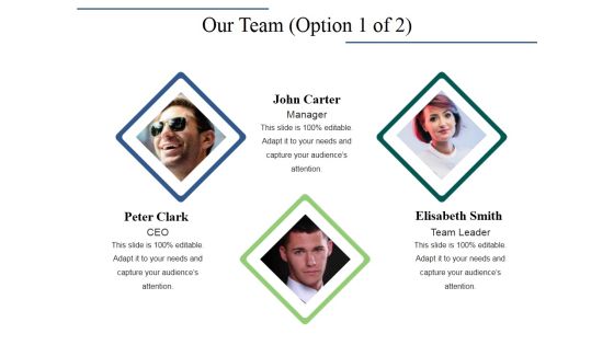 Our Team Template 1 Ppt PowerPoint Presentation Show Objects Our Team Template 1 Ppt PowerPoint Presentation Show Objects