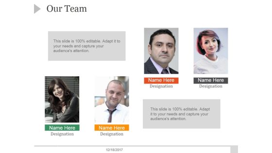 Our Team Template 6 Ppt PowerPoint Presentation Samples