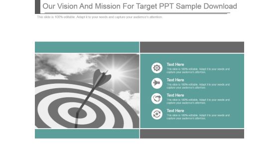 Our Vision And Mission For Target Ppt Sample Download Our Vision And Mission For Target Ppt Sample Download