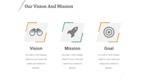 Our Vision And Mission Ppt PowerPoint Presentation Layouts