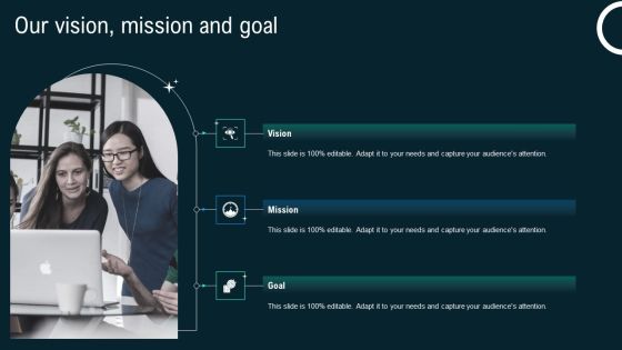 Our Vision Mission And Goal Business Application Development Playbook Sample PDF Our Vision Mission And Goal Business Application Development Playbook Sample PDF