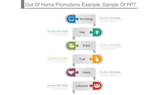 Out Of Home Promotions Example Sample Of Ppt