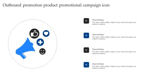 Outbound Promotion Product Promotional Campaign Icon Structure PDF Outbound Promotion Product Promotional Campaign Icon Structure PDF