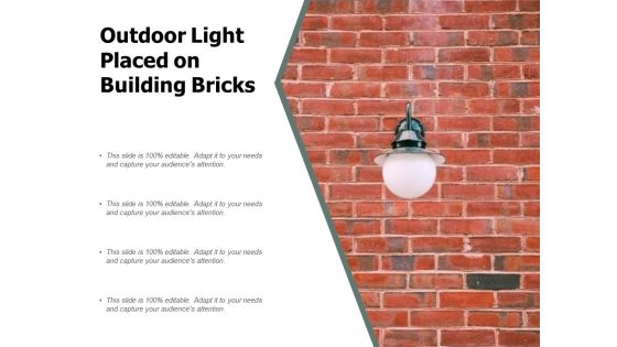 Outdoor Light Placed On Building Bricks Ppt PowerPoint Presentation Inspiration Guidelines Outdoor Light Placed On Building Bricks Ppt PowerPoint Presentation Inspiration Guidelines
