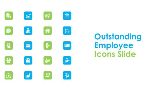 Outstanding Employee Icons Slide Ppt Inspiration Graphics Design PDF