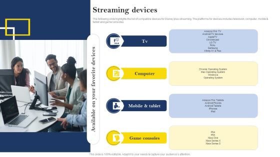 Over The Top Platform Company Profile Streaming Devices Slides PDF Over The Top Platform Company Profile Streaming Devices Slides PDF