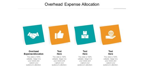 Overhead Expense Allocation Ppt PowerPoint Presentation Gallery Layout Cpb