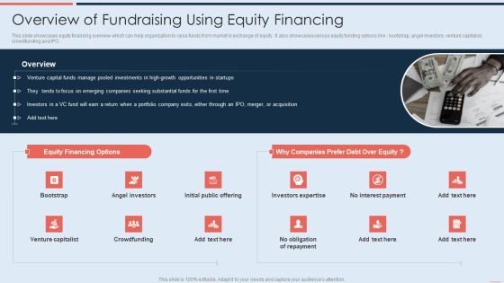 Overview Of Fundraising Using Equity Financing Infographics PDF Overview Of Fundraising Using Equity Financing Infographics PDF
