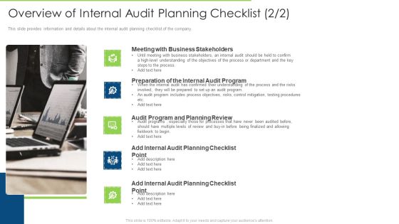 Overview Of Internal Audit Planning Checklist Meeting Rules PDF Overview Of Internal Audit Planning Checklist Meeting Rules PDF