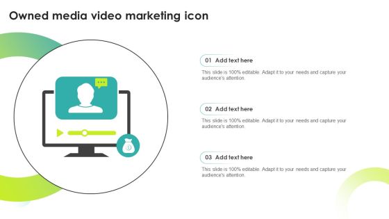 Owned Media Video Marketing Icon Diagrams PDF Owned Media Video Marketing Icon Diagrams PDF