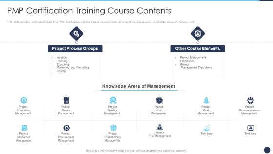 PMP Certification Training Course Contents Ppt Layouts Elements PDF PMP Certification Training Course Contents Ppt Layouts Elements PDF