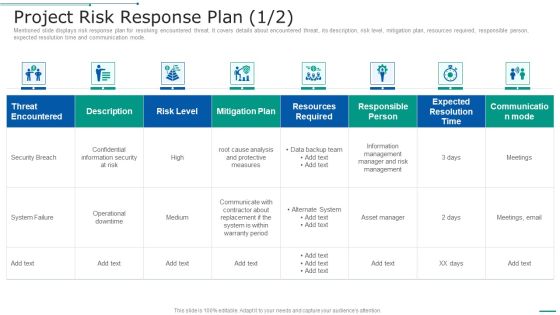 PMP Toolkit Project Risk Response Plan Risk Ppt Portfolio Master Slide PDF PMP Toolkit Project Risk Response Plan Risk Ppt Portfolio Master Slide PDF