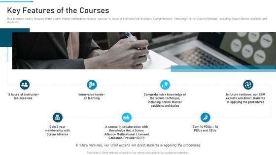 PSM Training Proposal IT Key Features Of The Courses Structure PDF