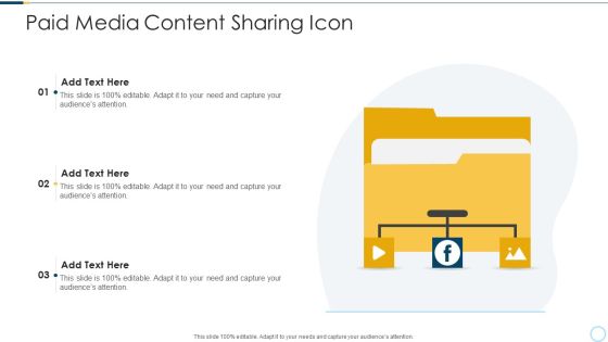Paid Media Content Sharing Icon Sample PDF Paid Media Content Sharing Icon Sample PDF